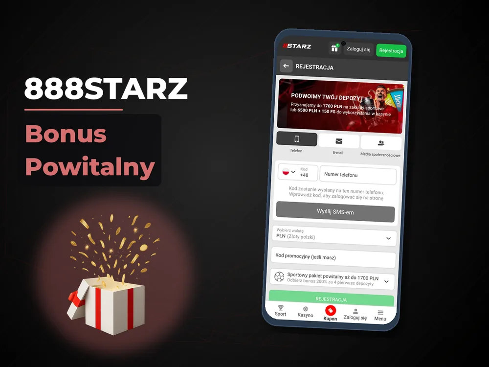 888starz - Bonus Powitalny