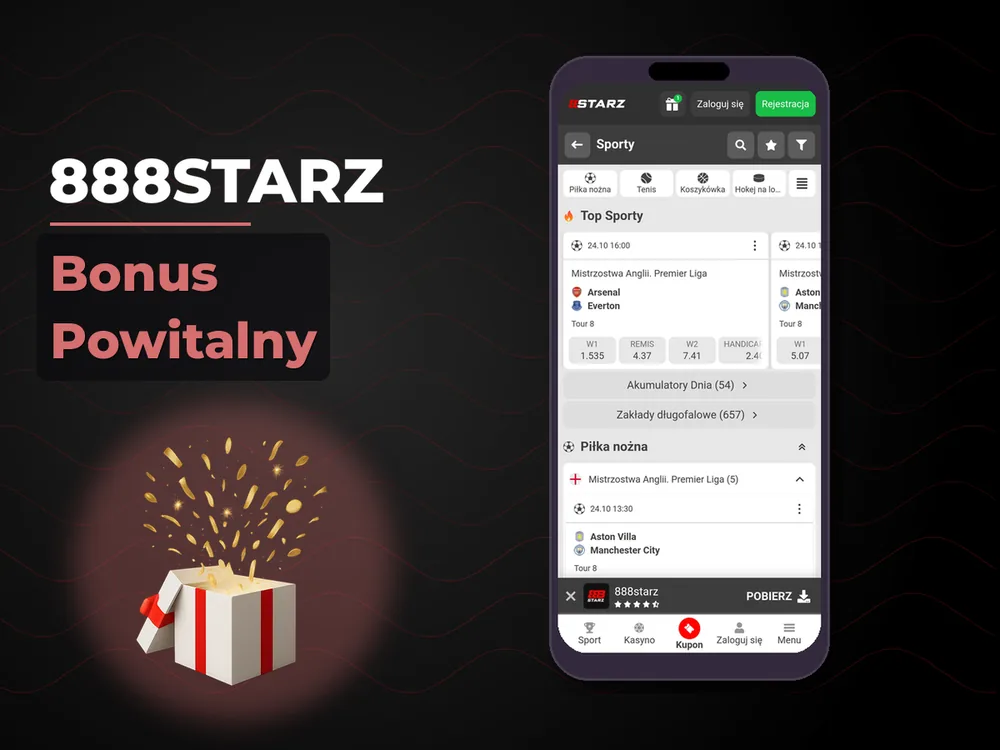 888starz - Bonus Powitalny