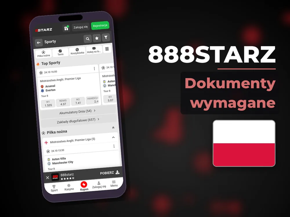 888starz - Dokumenty wymagane