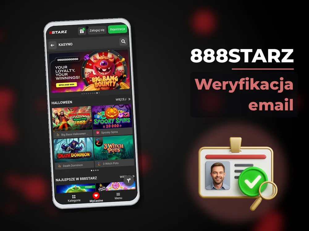 888starz - Weryfikacja email