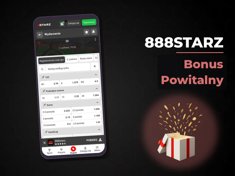 888starz - Bonus Powitalny