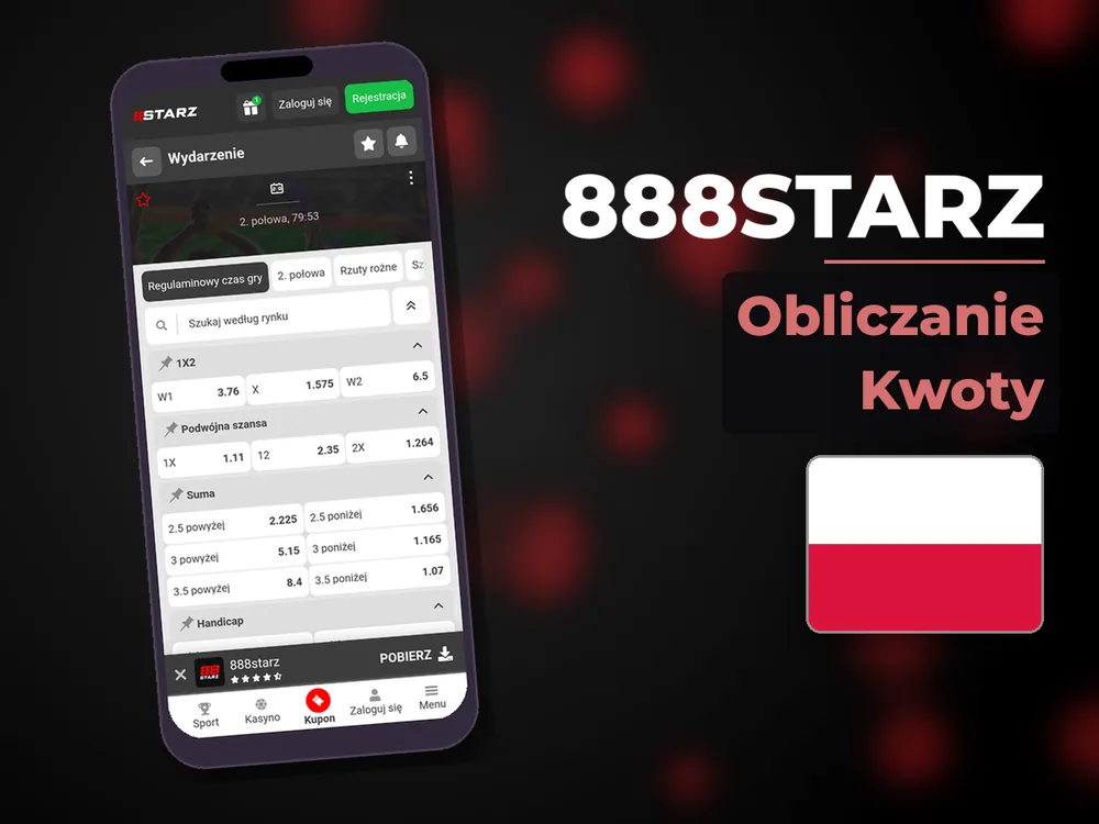 888starz - Obliczanie Kwoty