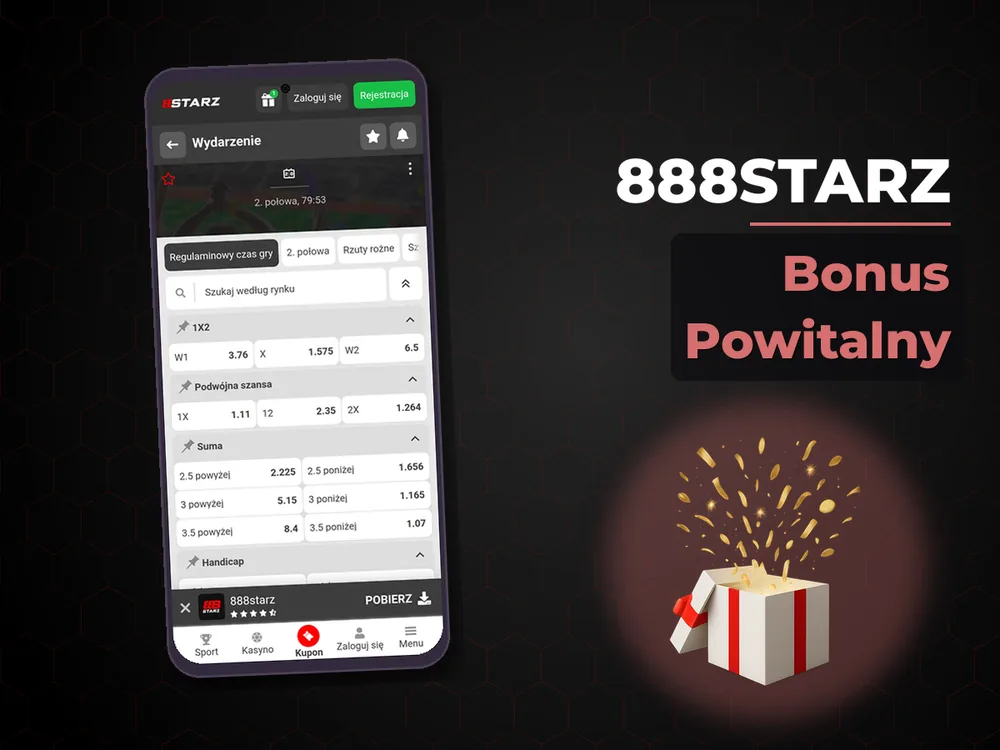 888starz - Bonus Powitalny